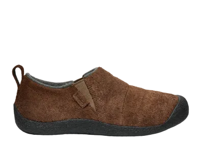 KEEN Howser 2 Leather Slip-On "Dark Earth/Black"