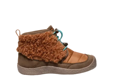 KEEN Big Kids Howser 2 Chukka Waterproof "Roasted Pecan/Dark Earth"