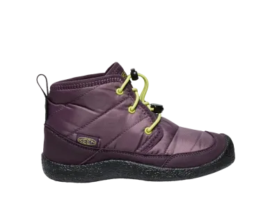 KEEN Big Kids Howser 2 Chukka Waterproof "Plum Perfect/Daiquiri Green"