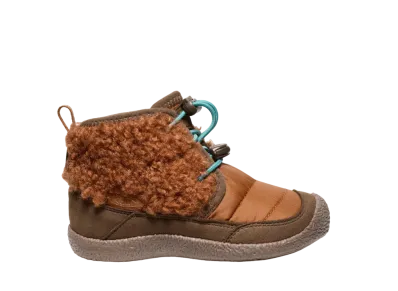 KEEN Little Kids Howser 2 Chukka Waterproof "Roasted Pecan/Dark Earth"
