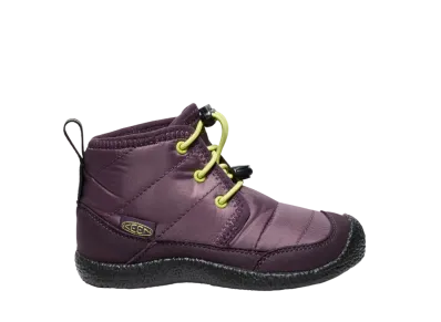KEEN Little Kids Howser 2 Chukka Waterproof "Plum Perfect/Daiquiri Green"