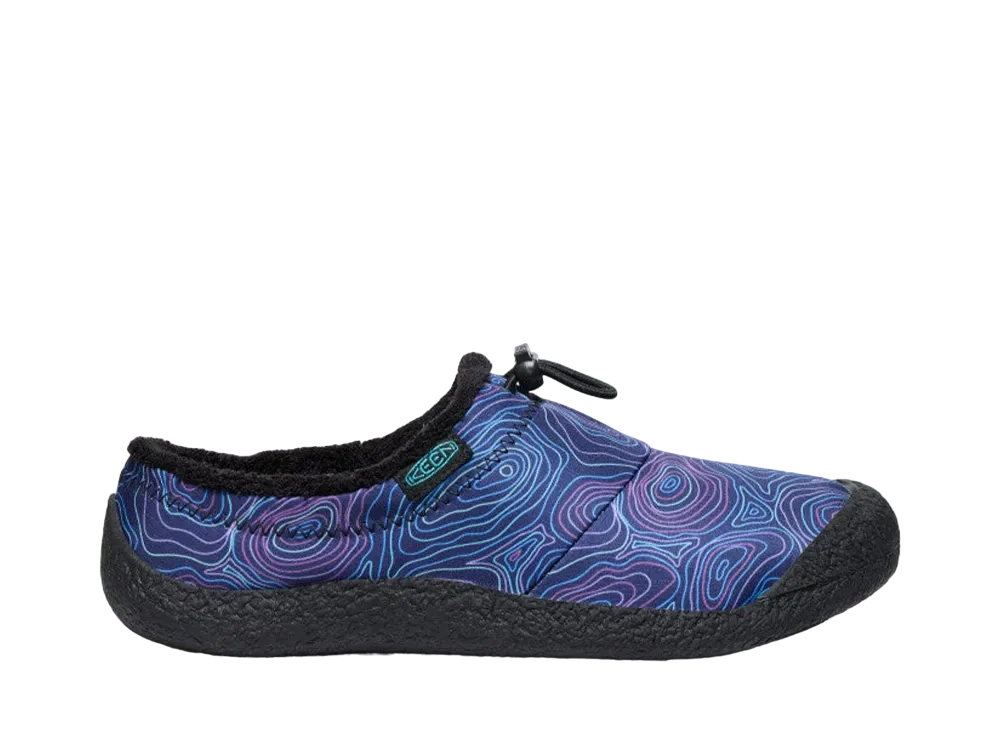 KEEN Women's Howser 3 Slide "Black/Blue Atoll"