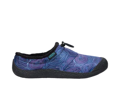 KEEN Women's Howser 3 Slide "Black/Blue Atoll"