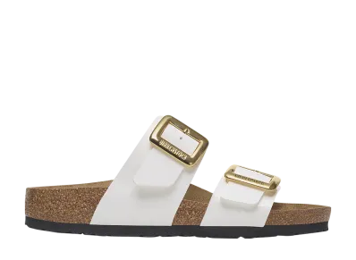 BIRKENSTOCK Women's Sydney Luxe Buckle "Patent White"