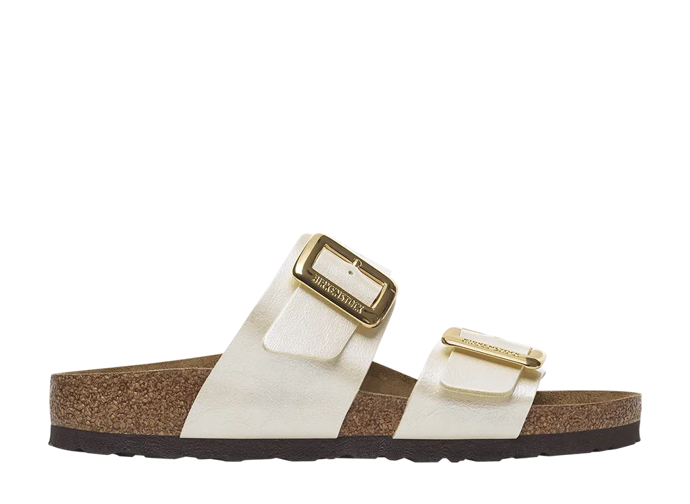 BIRKENSTOCK Women's Sydney Luxe Buckle "Graceful Pearl White"