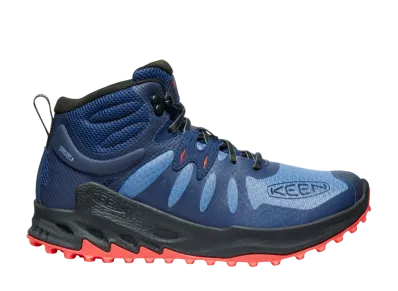 KEEN Zionic Mid Waterproof "Coronet Blue/Poppy Red"