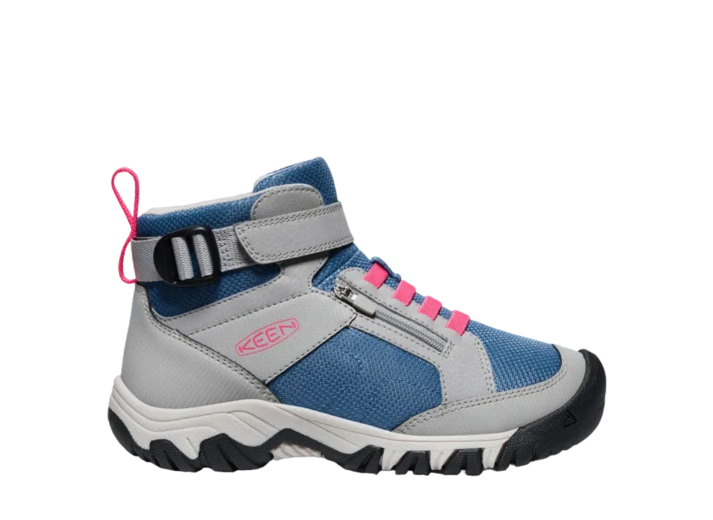 KEEN Big Kids Targhee Boundless "Alloy/Rouge Red"