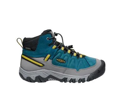 KEEN Big Kids Targhee 4 Waterproof "Legion Blue/Antique Moss"