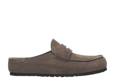 BIRKENSTOCK Naples Wrapped Suede Leather Oiled "Concrete Gray"