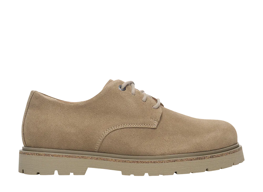 BIRKENSTOCK Highwood Lace Low Suede Leather "Taupe"