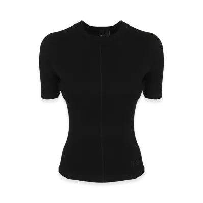 Y-3 Women's Fitted Short Sleeve Tee "Black"