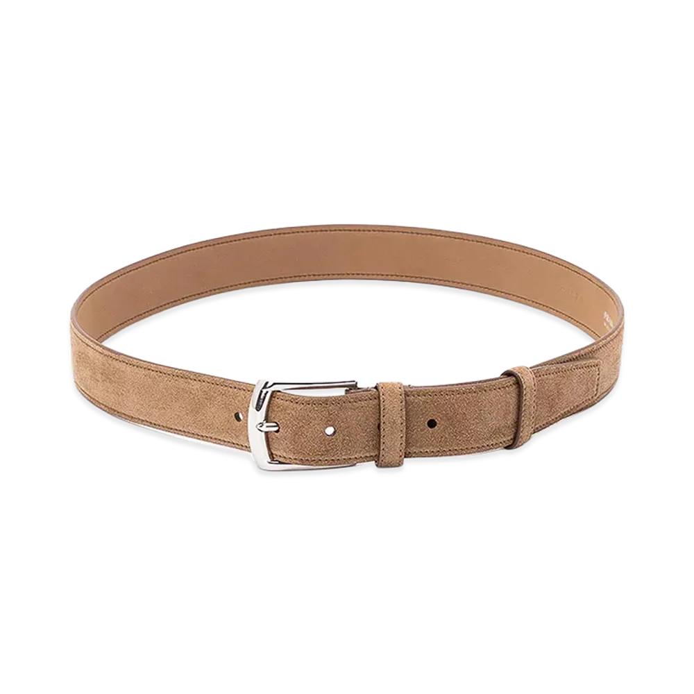 PRADA Suede Belt "Brown"