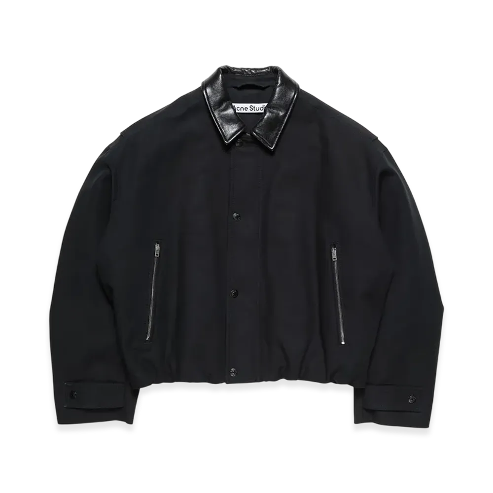 Acne Studios Twill Bomber Jacket "Black"