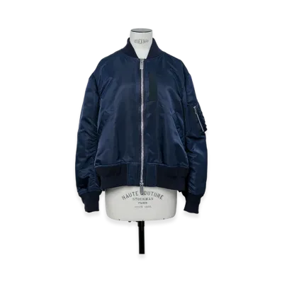 sacai Nylon Twill Blouson "Navy"