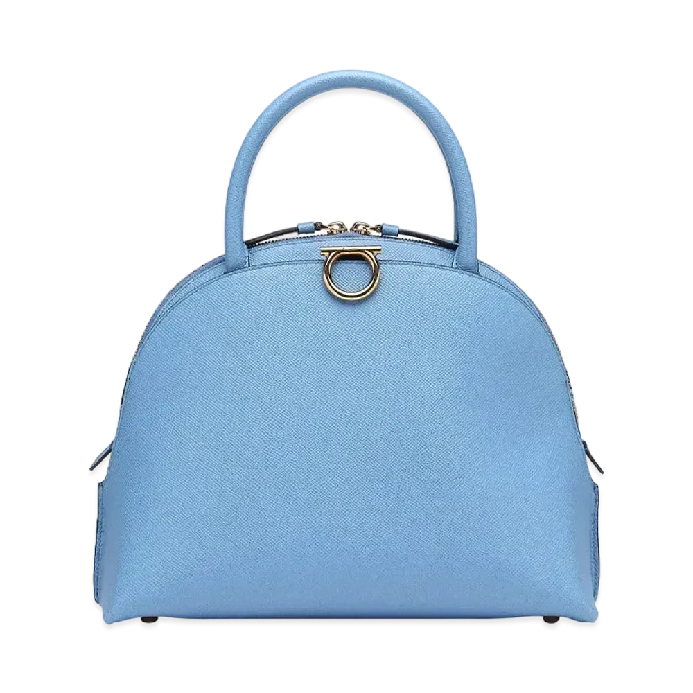 Salvatore Ferragamo Gancini Handbag "Chambray"