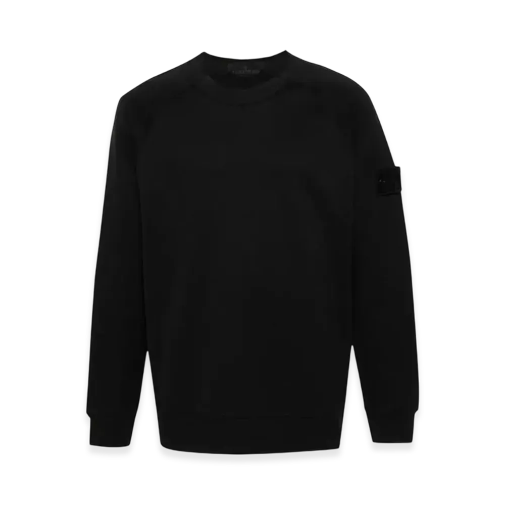 Stone Island 654F3 Ghost Piece Crewneck Sweatshirt - 24SS "Black"