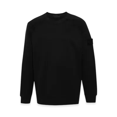 Stone Island 654F3 Ghost Piece Crewneck Sweatshirt - 24SS "Black"