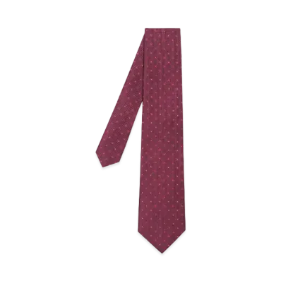 Paul Smith Color Point Flower Tie "DarkRed"