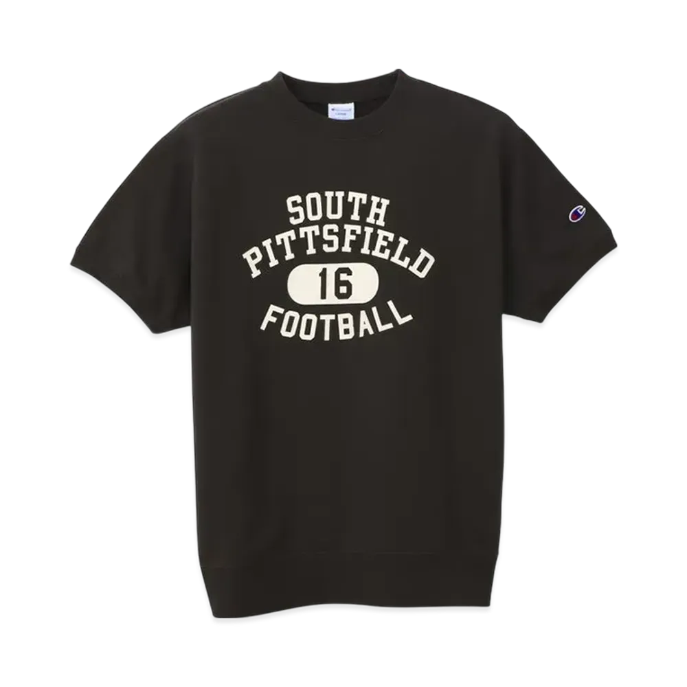 Champion Short Sleeve Crew Neck Sweatshirt 25SS "Off Black"