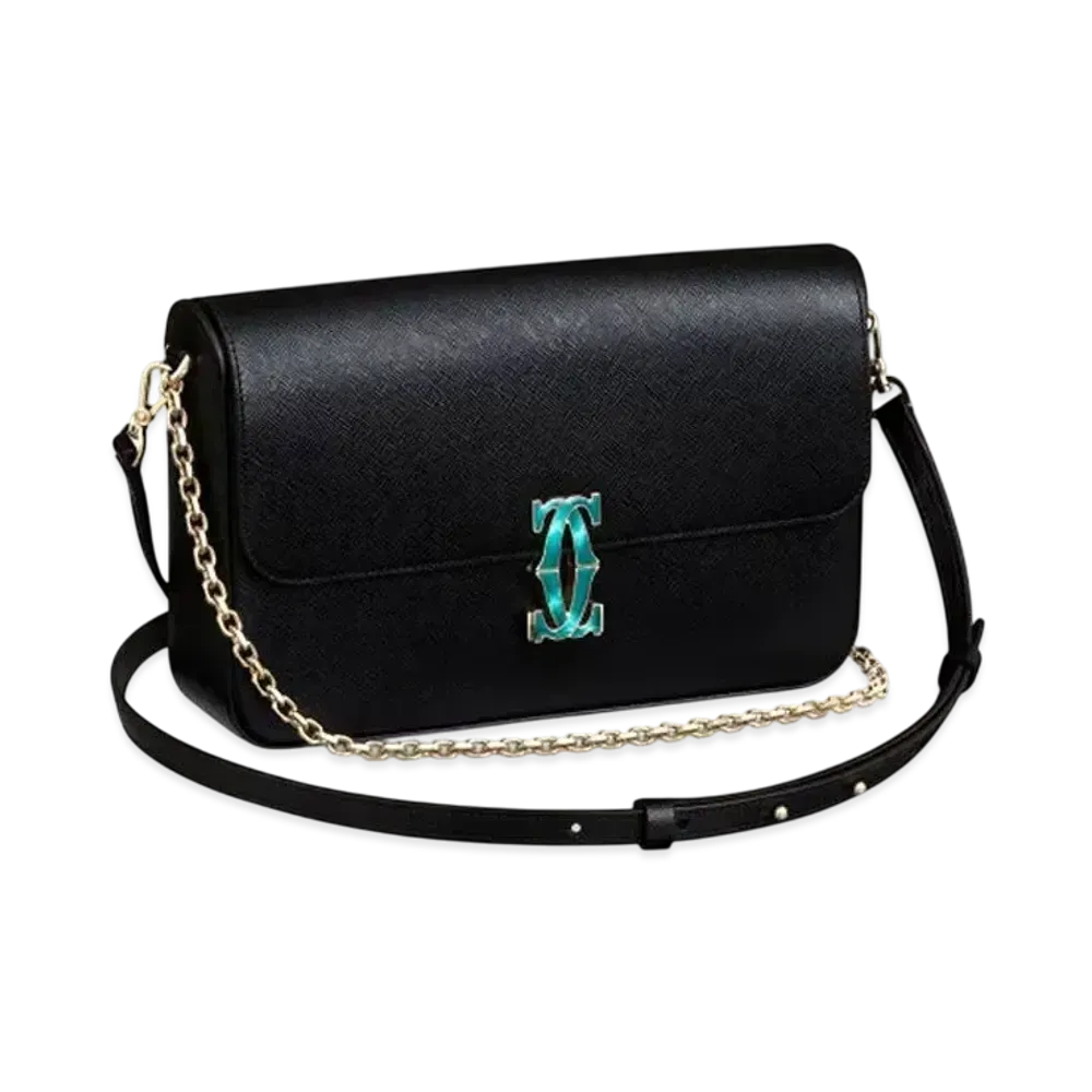 Cartier Small Chain Bag, C de Cartier "Black"