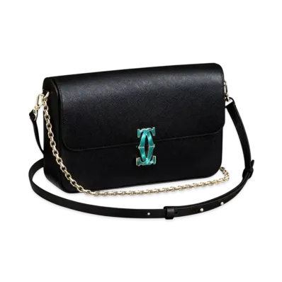 Cartier Small Chain Bag, C de Cartier "Black"