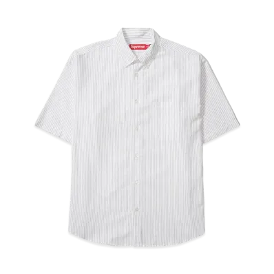 Supreme Loose Fit Oxford S/S Shirt (26SS) "Stripe"