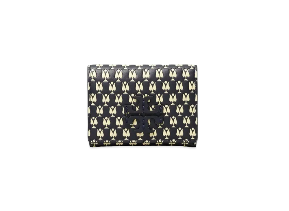 Tory Burch McGraw High Frequency Flap Card Case "Petite Tulip"