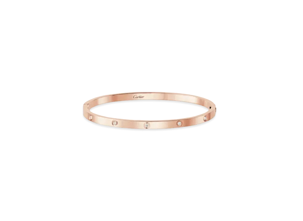 Cartier Love Bracelet, Small Model, 10 Diamonds
