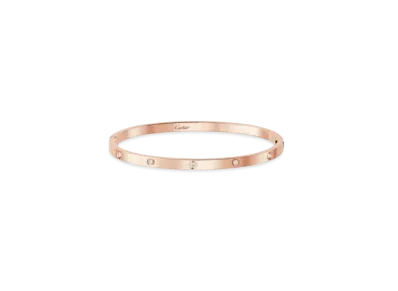 Cartier Love Bracelet, Small Model, 10 Diamonds