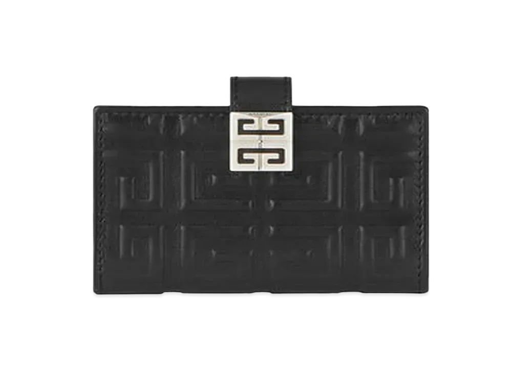 GIVENCHY 4G High Frequency Cardholder in Leather "Black"