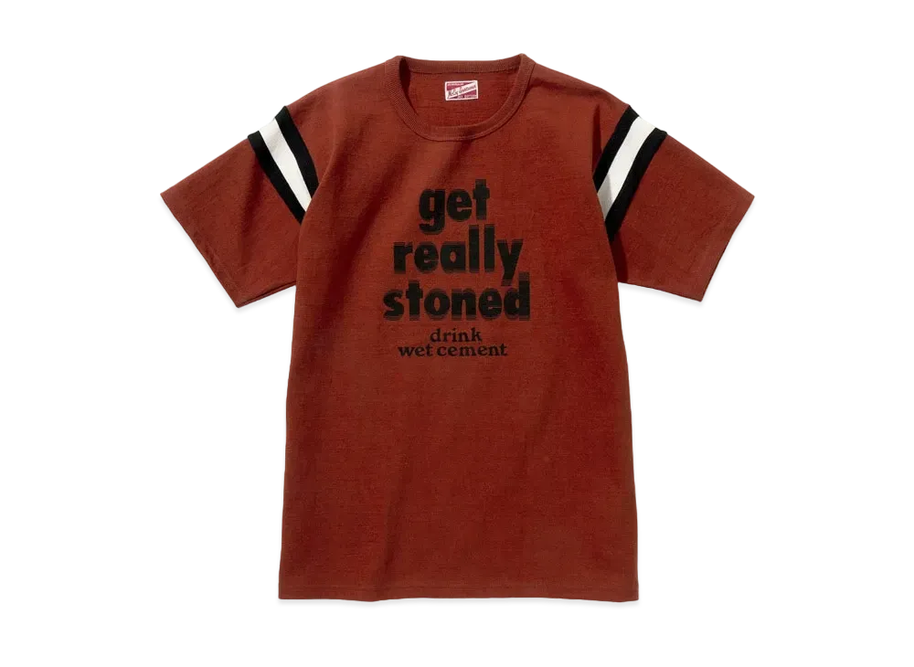 THE REAL McCOY'S COTTON ATHLETIC JERSEY / GET REALLY STONED "Red"