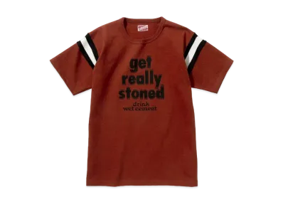 THE REAL McCOY'S COTTON ATHLETIC JERSEY / GET REALLY STONED "Red"