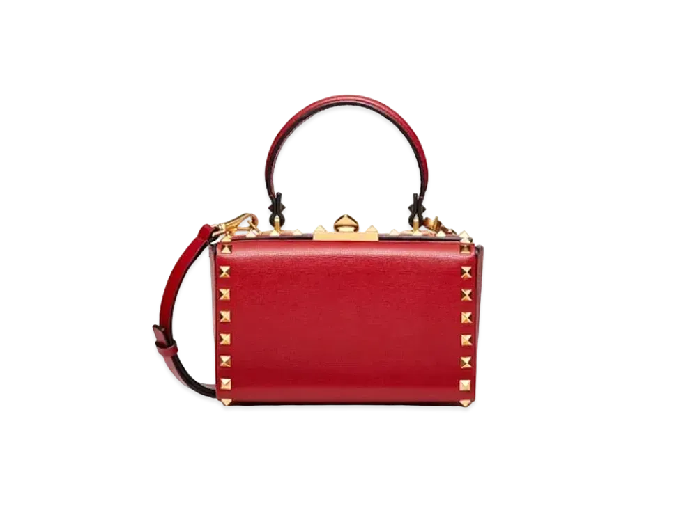 ヴァレンティノ ロックスタッズ アルコーブ グレインカーフスキン