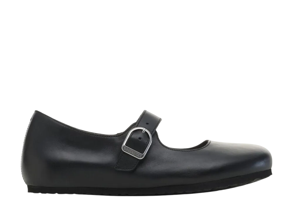 BIRKENSTOCK Women's Santa Clarita Natural Leather "Black"