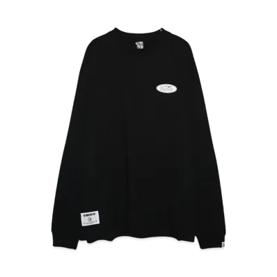 BBC x MANASTASH L/S TEE ARCH LOGO "BLACK"