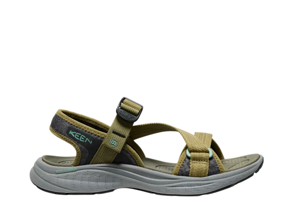 KEEN Women's Leiki Open-Toe Sandal "Martini Olive/Granite Green"