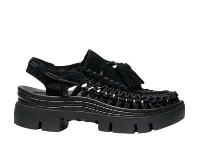 KEEN Uneek PLT Tassel "Black/Black"