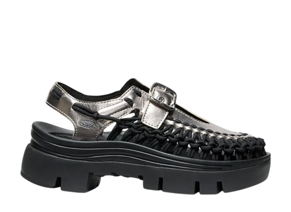KEEN Uneek PLT Mary Jane "Silver/Black"