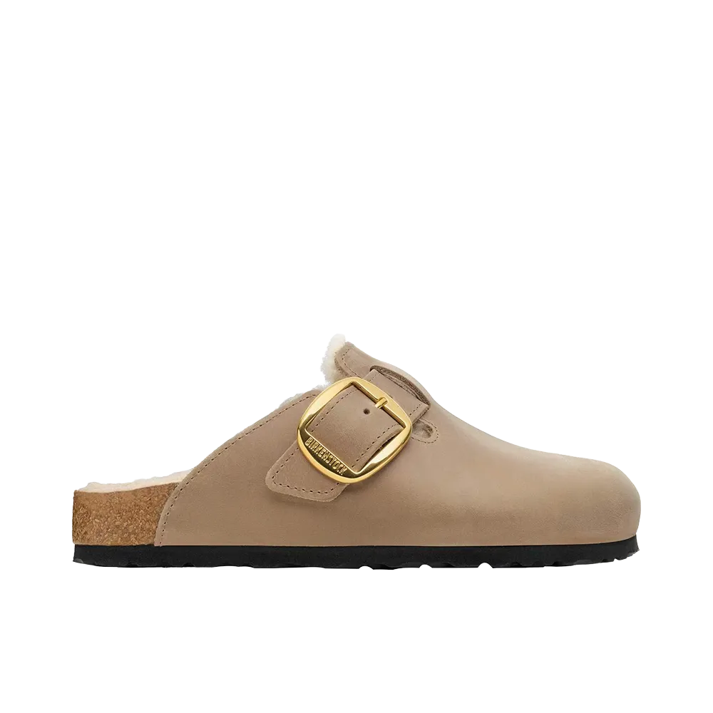 BIRKENSTOCK Women's Boston Big Buckle Shearling "Tabacco Brown"