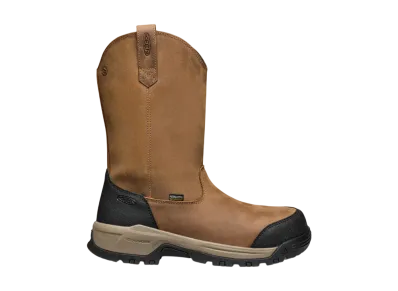 KEEN Evanston Pull-On Waterproof "Bison/Black"