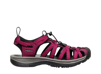KEEN Women's Whisper Sandal "Beaujolais/Black"
