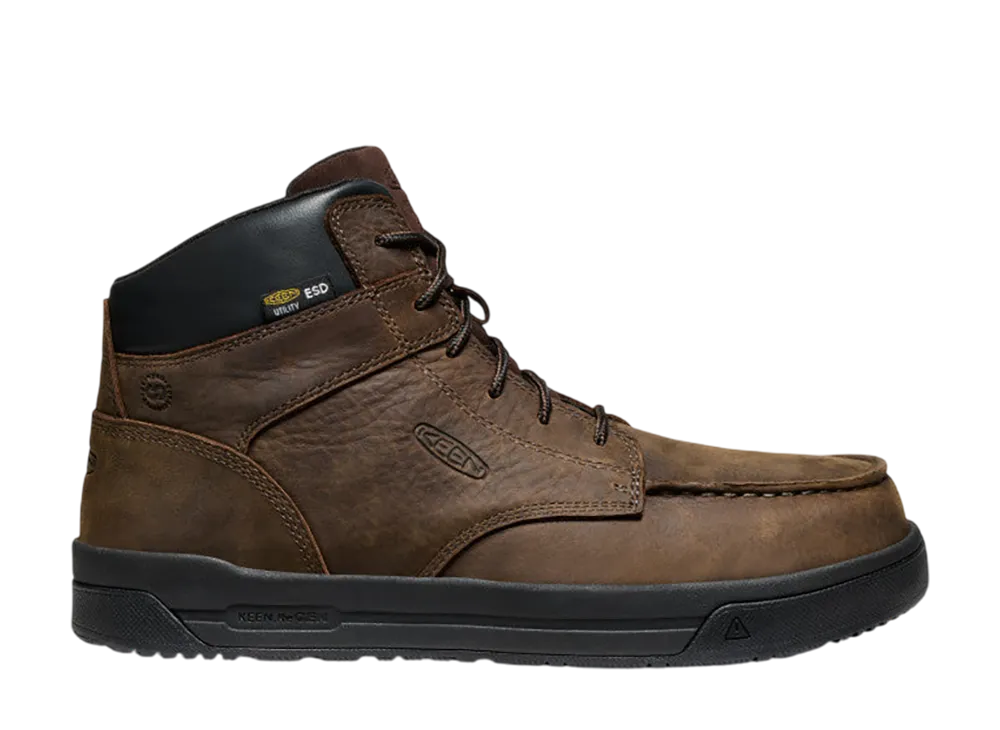KEEN Gibson ESD Boot "Cascade Brown/Black" (Carbon Toe)