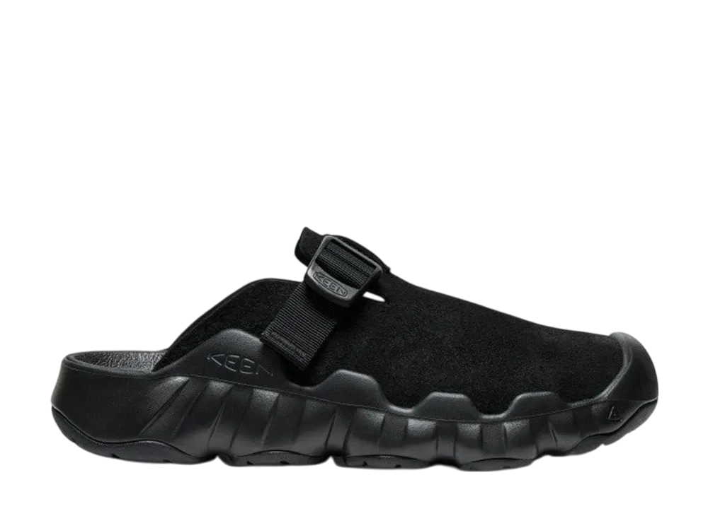 KEEN Hyperport Clog Leather "Black/Black"