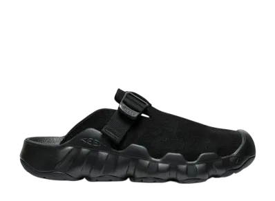 KEEN Hyperport Clog Leather "Black/Black"