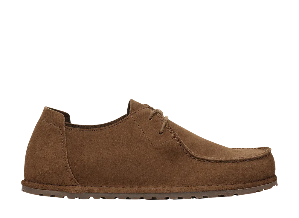 BIRKENSTOCK Utti Lace Suede Leather "Dark Tea"