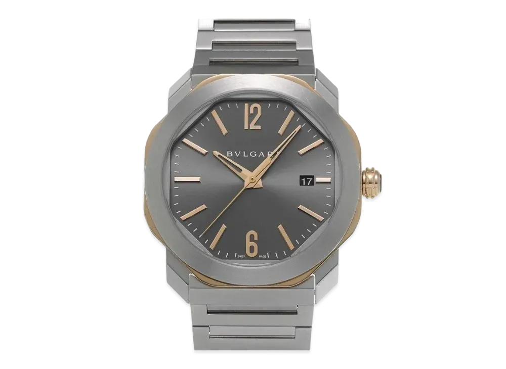 BVLGARI Octo Roma "Gray/Stainless Steel"