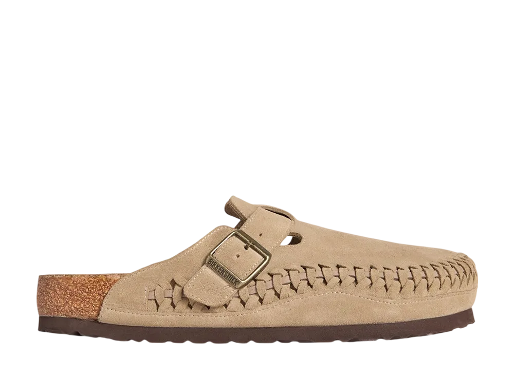 Kith x BIRKENSTOCK Suede Boston Braided "Taupe"