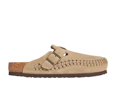 Kith x BIRKENSTOCK Suede Boston Braided "Taupe"