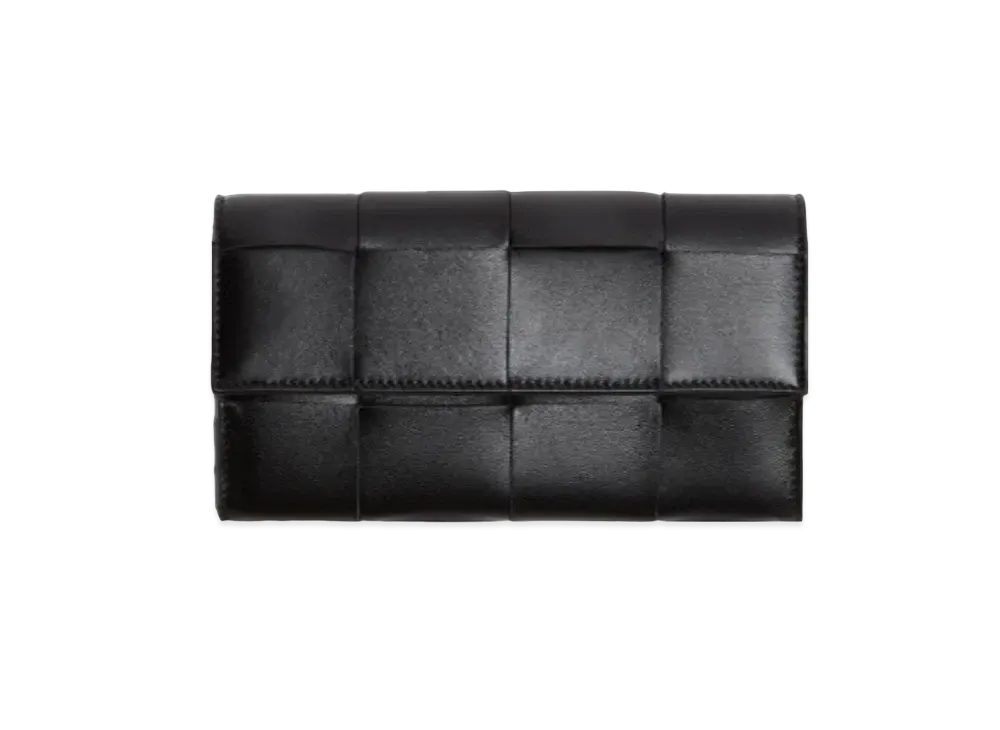 Bottega Veneta Flap Wallet "Black"