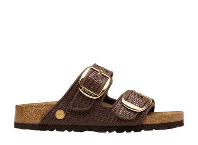 BIRKENSTOCK Women's Arizona Big Buckle Raffia "Raffia Carafe"